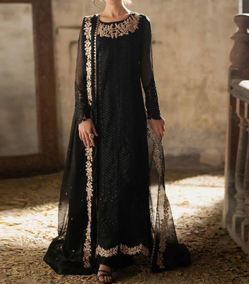 Unstitched Embroidered Chiffon 3PC | FW-005