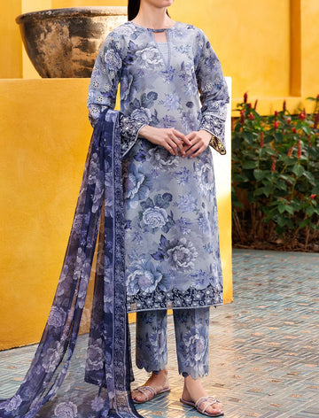 Unstitched Khaddar 3PC | WC-043A