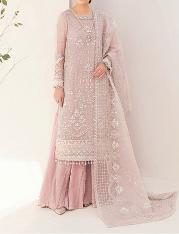 Unstitched Embroidered Chiffon 3PC | FW-004