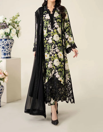 Unstitched Printed Lawn 3PC | SC-047