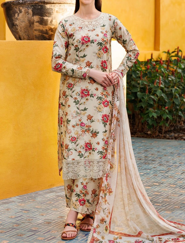 Unstitched Khaddar 3PC | WC-043B