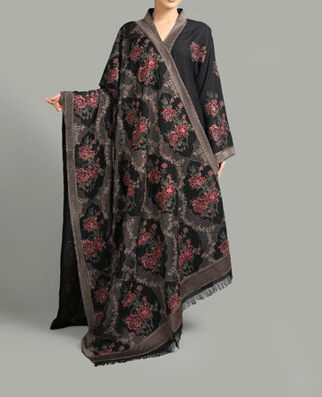 Unstitched Embroidered Dhanak 3PC | WC-034