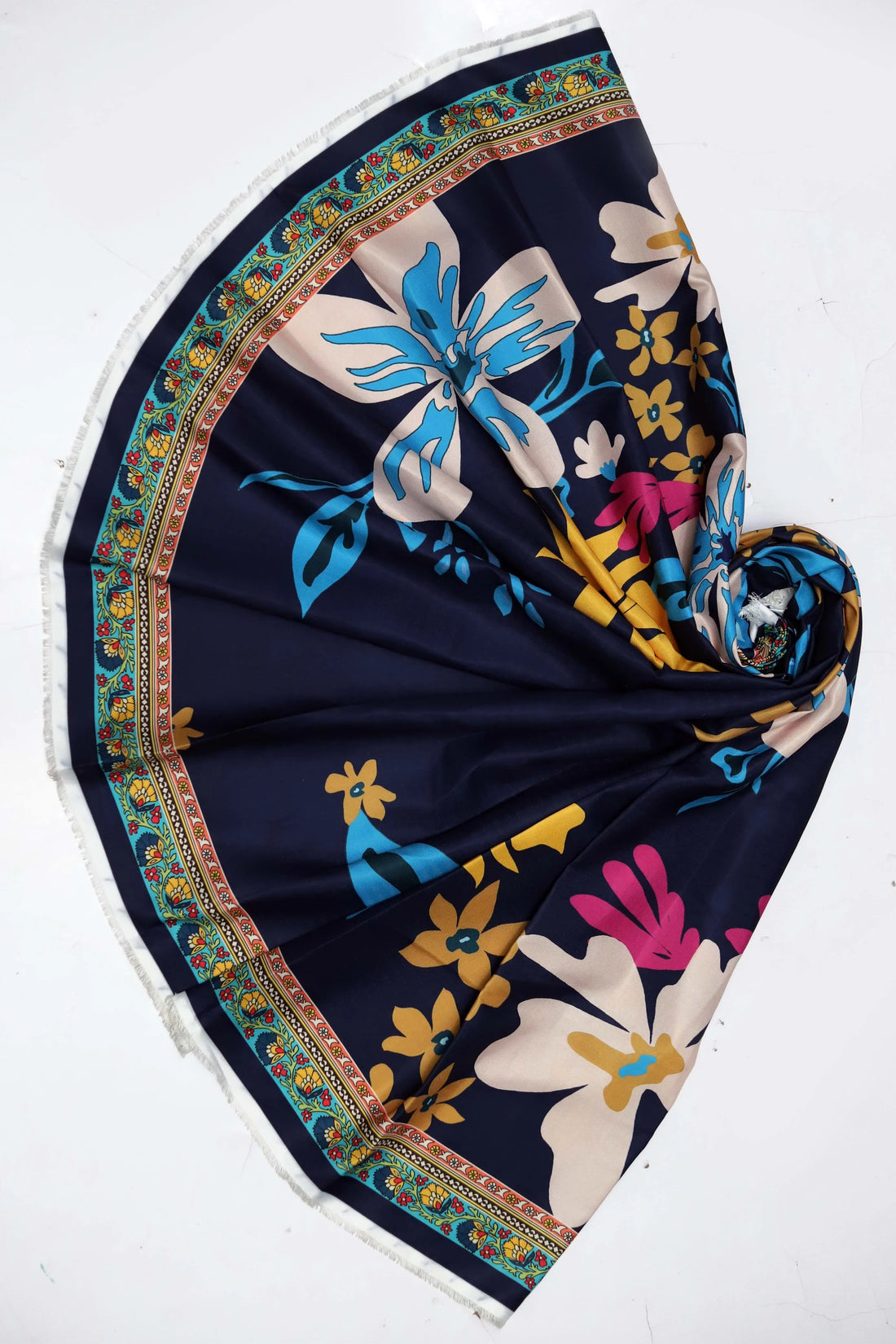 Unstitched Embroidered Dhanak 3PC WC-001A - unstitched embroidered dhanak 3-piece suit by Gulnaar Pakistan