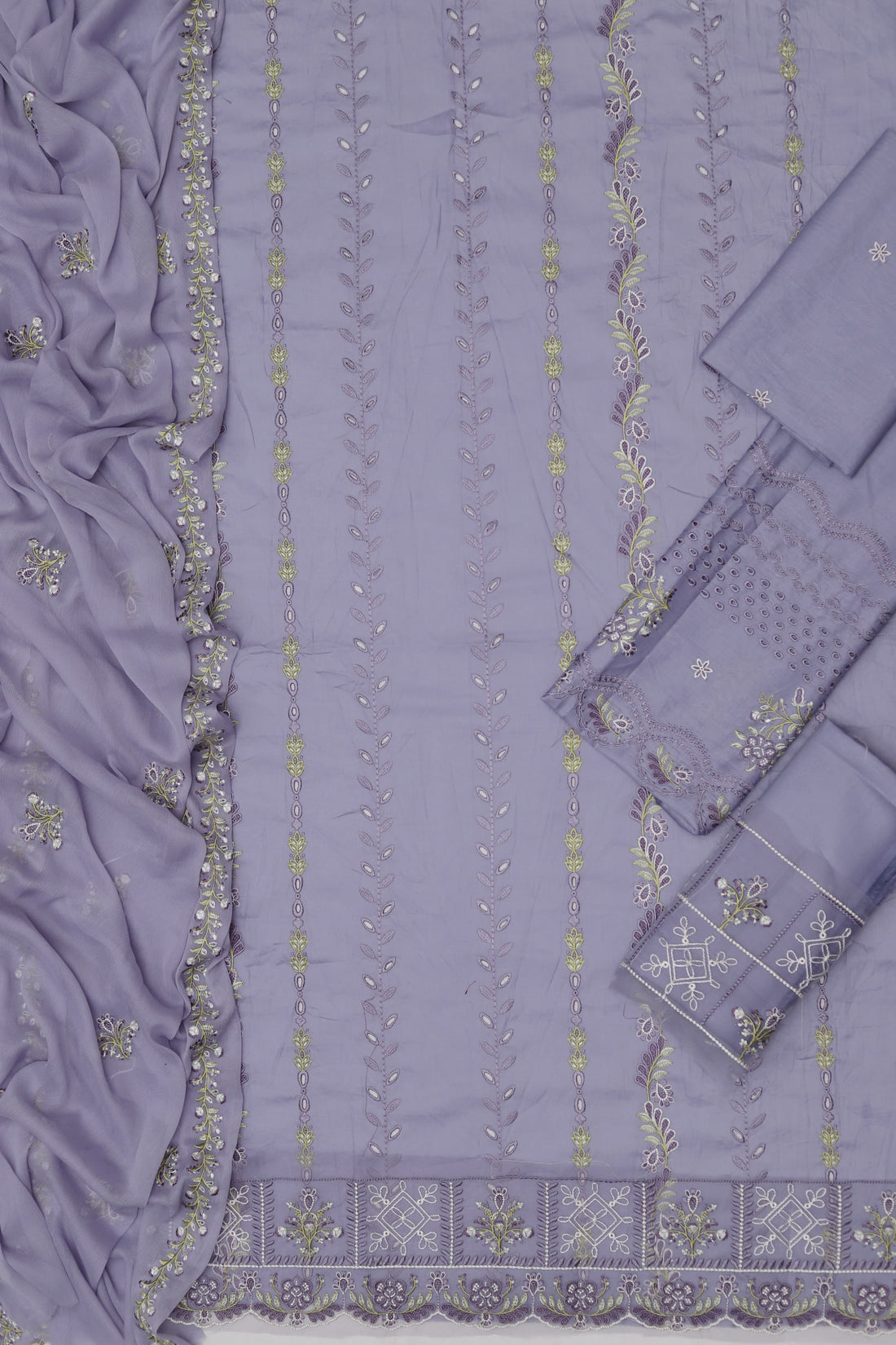 Unstitched Embroidered Lawn 3PC | SC-119