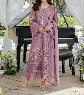Unstitched Embroidered Lawn 3PC | SC-178