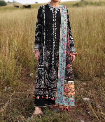 Unstitched Embroidered Lawn 3PC | SC-144