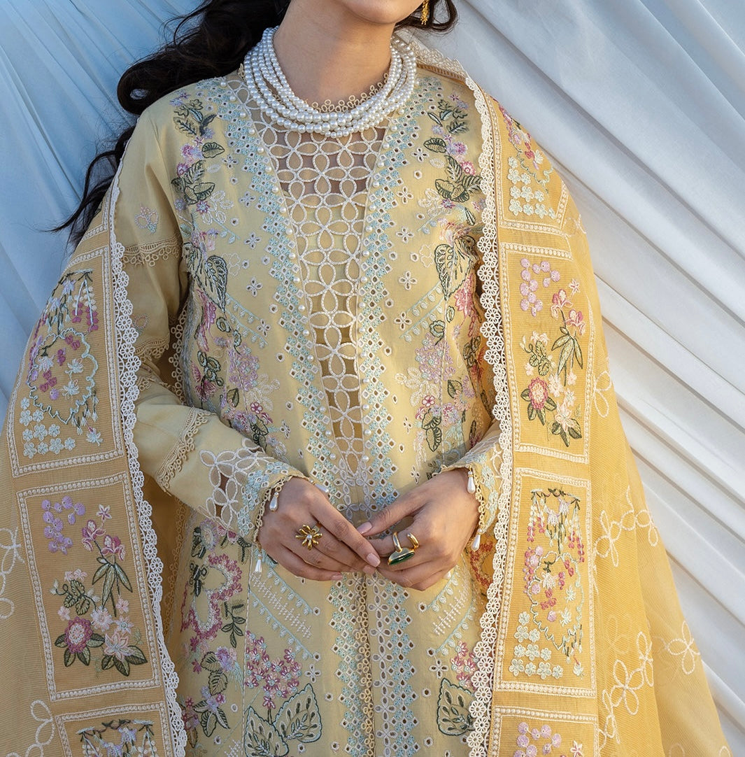 Unstitched Embroidered Lawn 3PC | SC-167