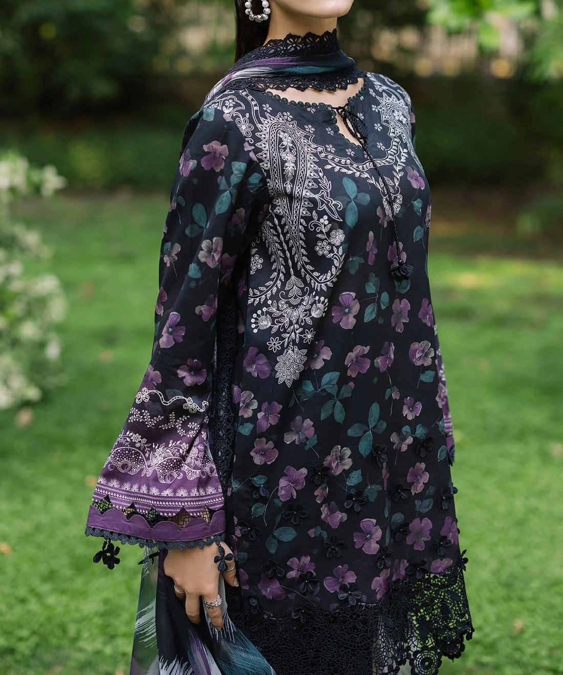 Unstitched Printed Lawn 3PC | SC-189