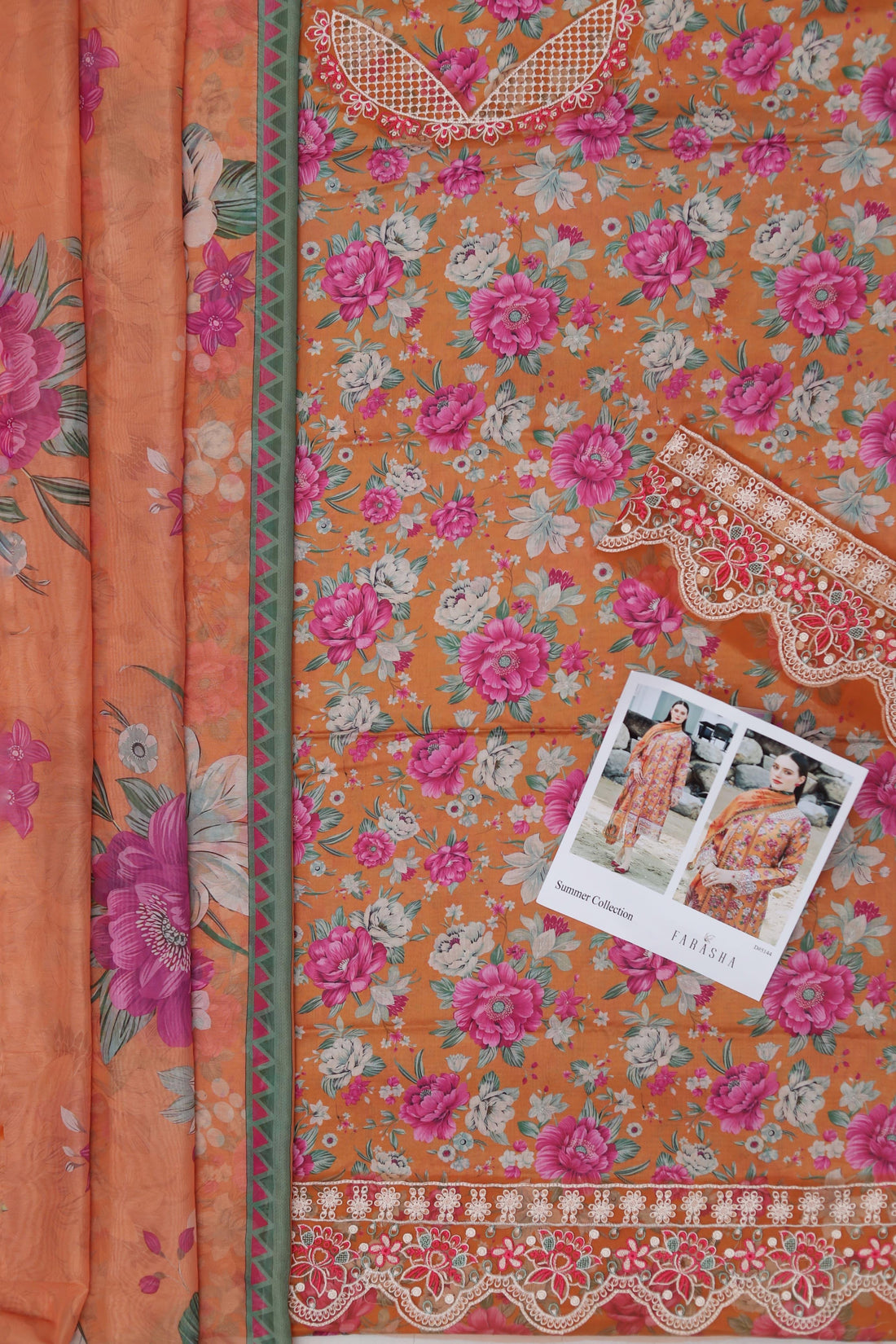 Unstitched Printed Lawn 3PC | SC-125