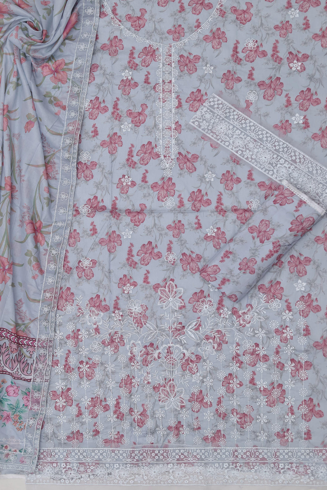 Unstitched Embroidered Lawn 3PC | SC-139
