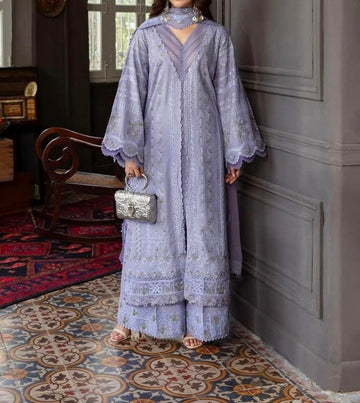 Unstitched Embroidered Lawn 3PC | SC-119
