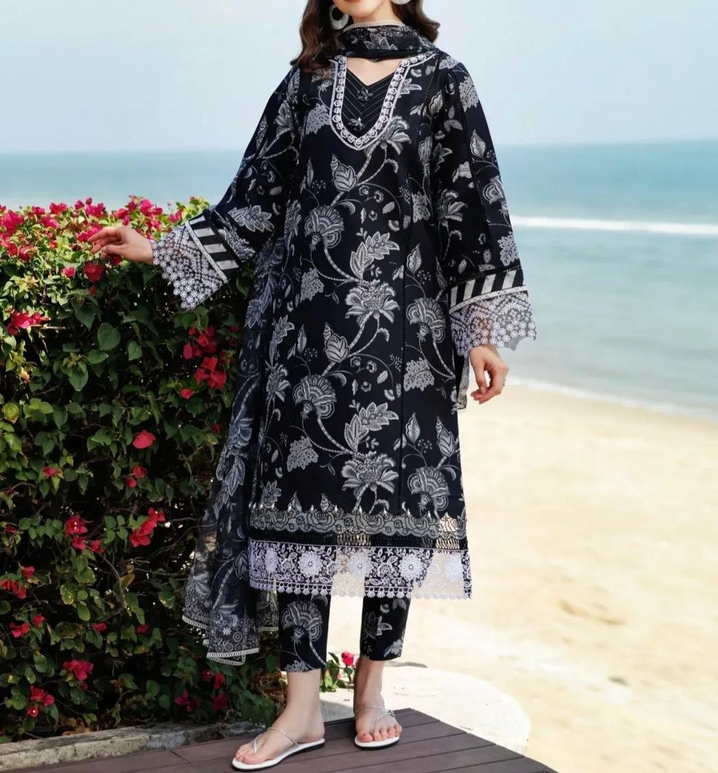 Unstitched Khaddar 3PC | WC-039D