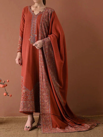 Unstitched Embroidered Lawn 3PC | SC-022B