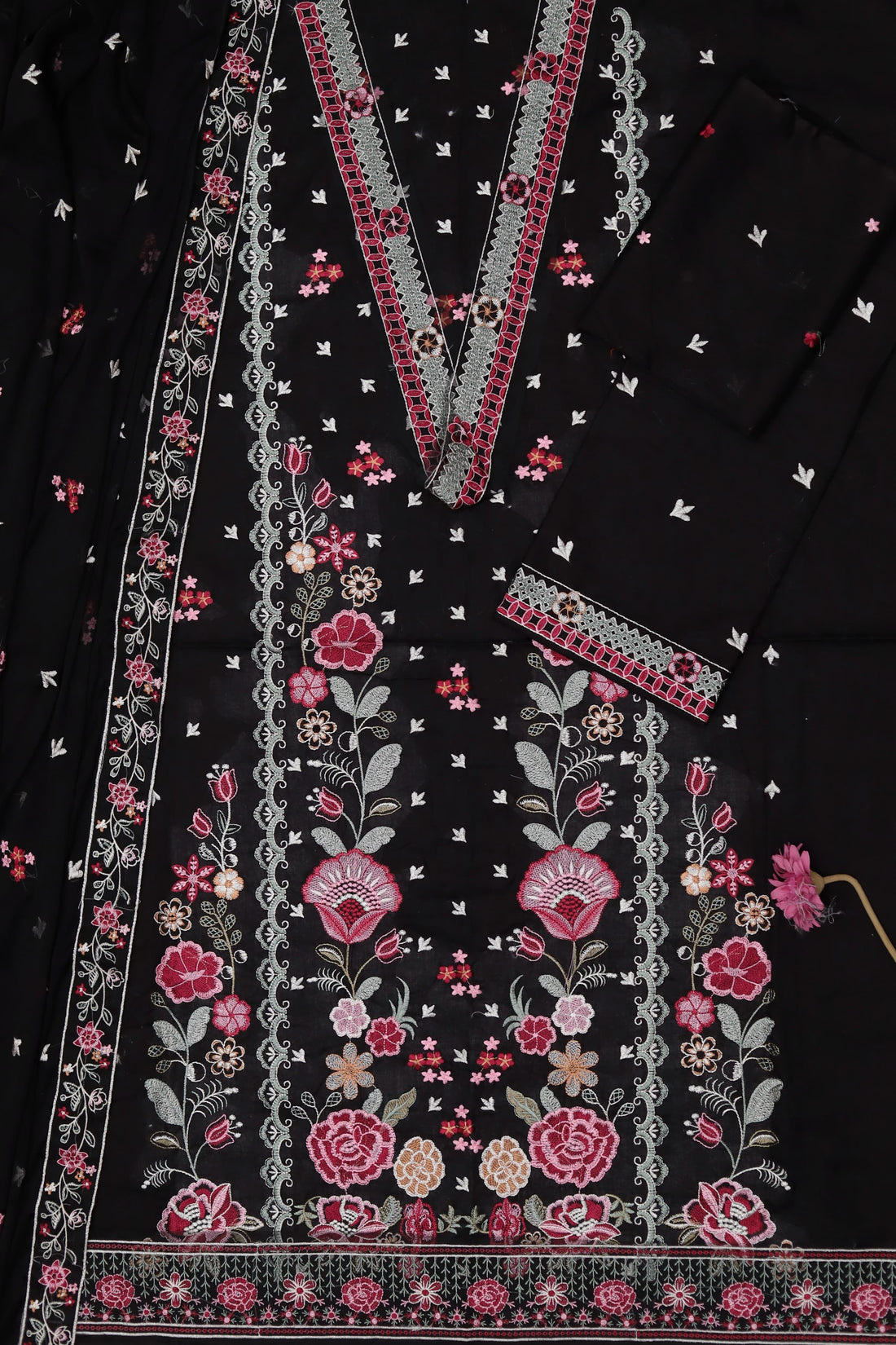 Unstitched Embroidered Lawn 3PC | SC-176