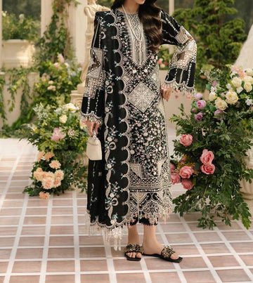 Unstitched Embroidered Dhanak 3PC | WC-076B