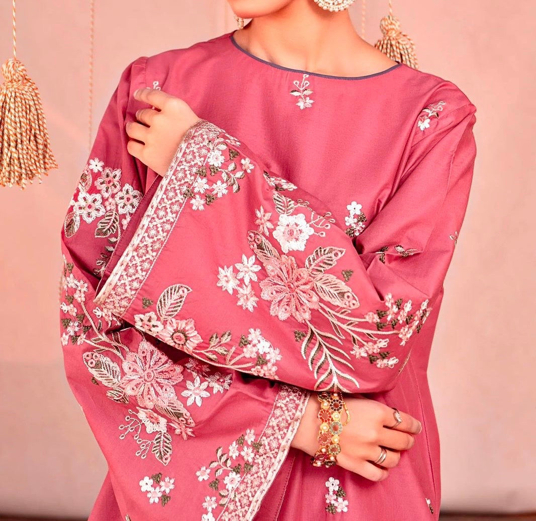 Unstitched Embroidered Lawn 2PC | SC-004