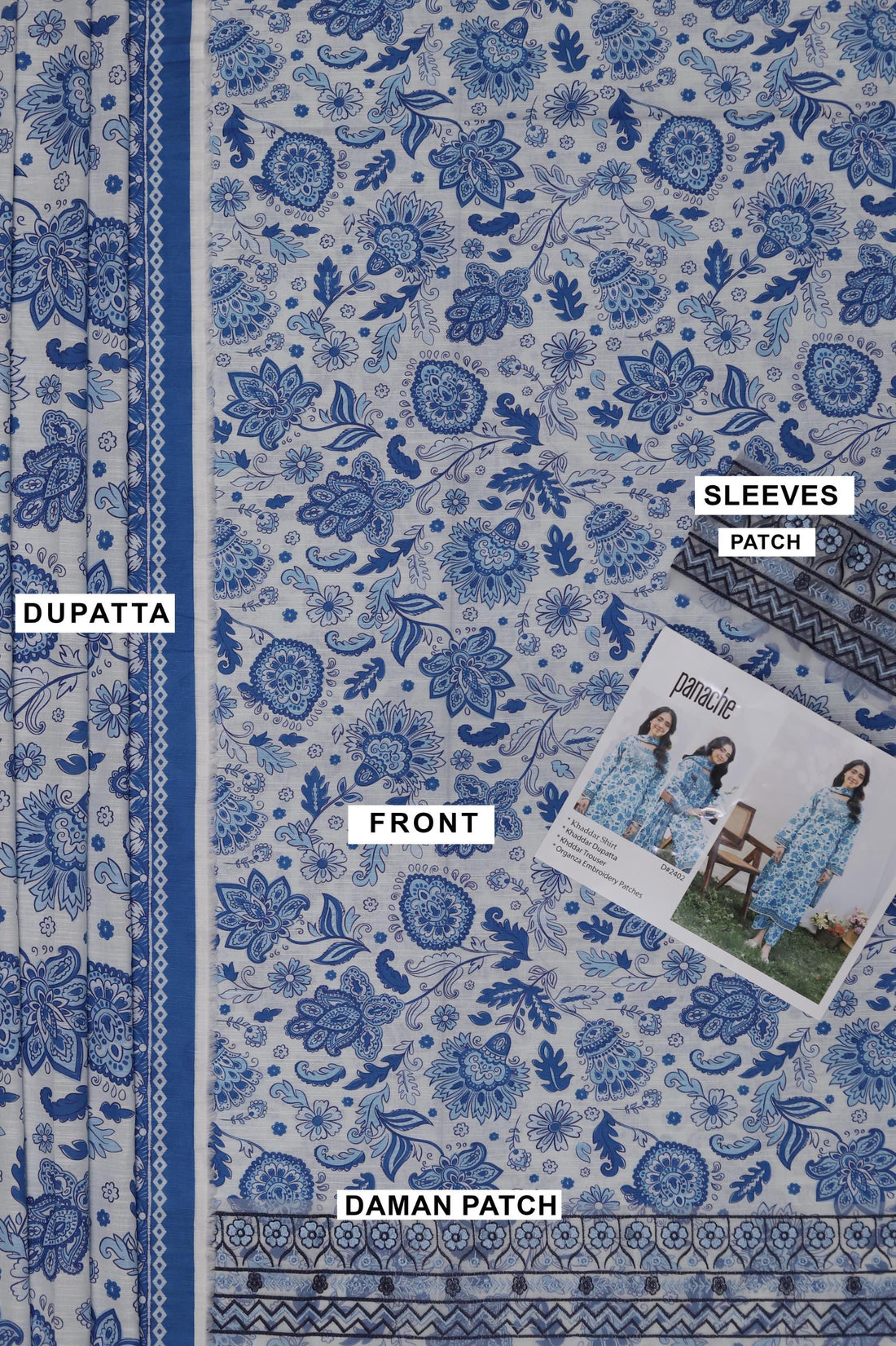 Unstitched Khaddar 3PC | WC-041