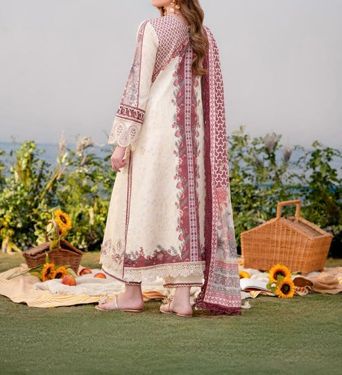 Unstitched Embroidered Lawn 3PC | SC-067