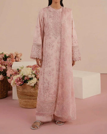 Unstitched Embroidered Lawn 3PC | SC-073