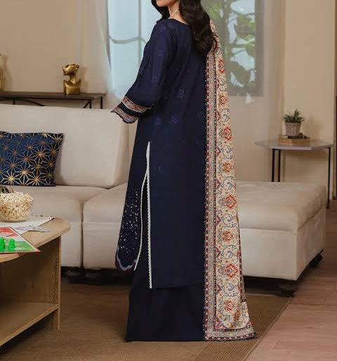 Unstitched Embroidered Lawn 3PC | SC-169A