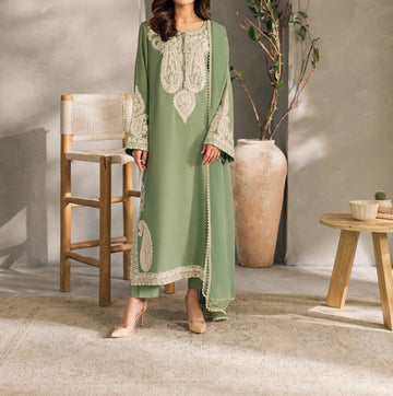 Unstitched Embroidered Lawn 3PC | SC-023