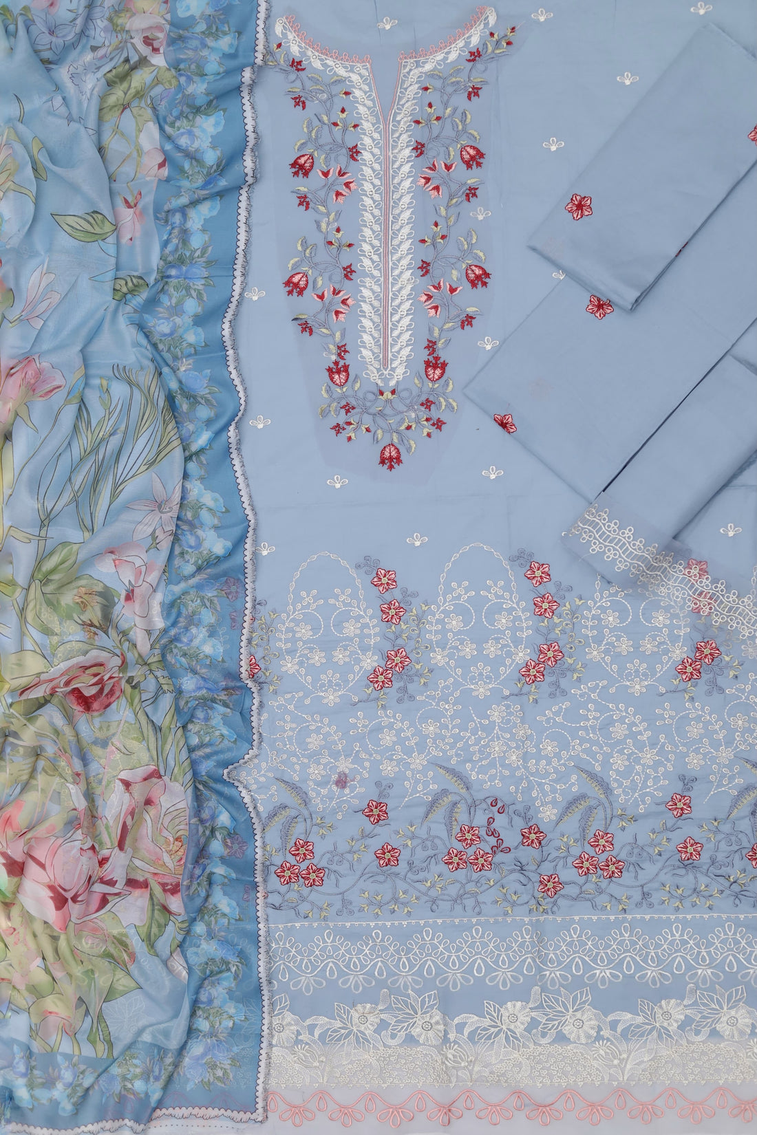 Unstitched Embroidered Lawn 3PC | SC-171B