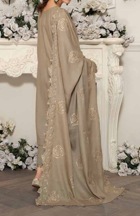 Unstitched Leather Peach 3PC | WC-016