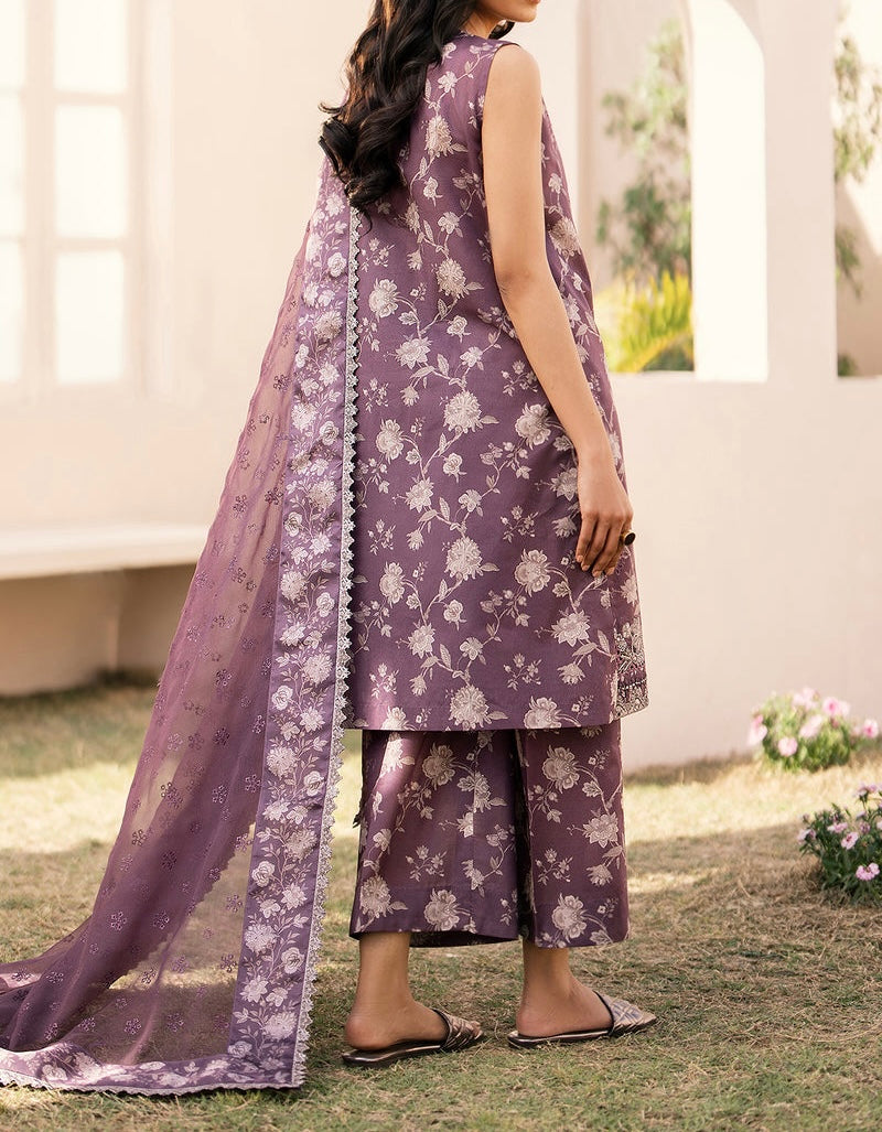 Unstitched Printed Lawn 3PC | SC-070A