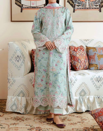 Unstitched Printed Lawn 3PC | SC-127