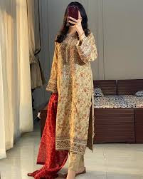 Unstitched Printed Lawn 3PC | SC-051