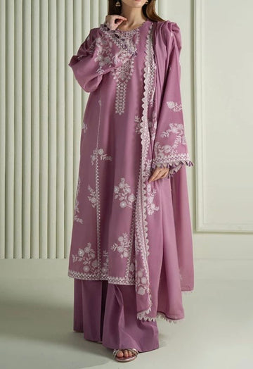 Unstitched Embroidered Dhanak 3PC | WC-063