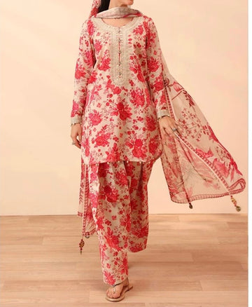 Unstitched Khaddar 3PC | WC-038B