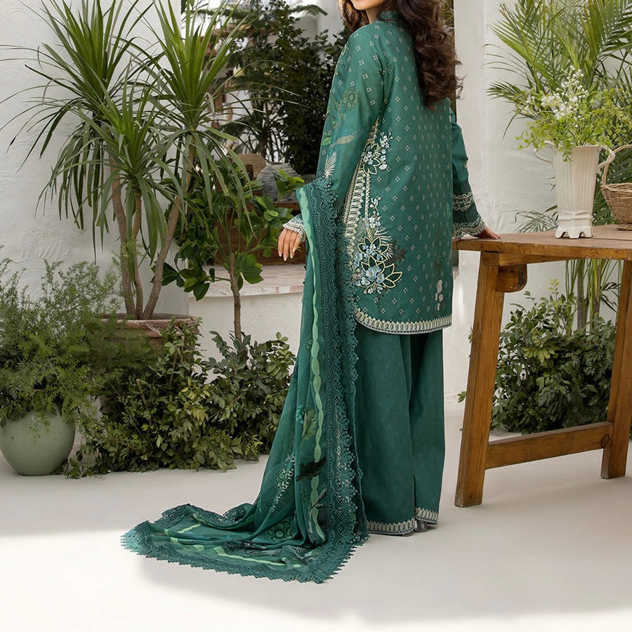Unstitched Embroidered Lawn 3PC | SC-072