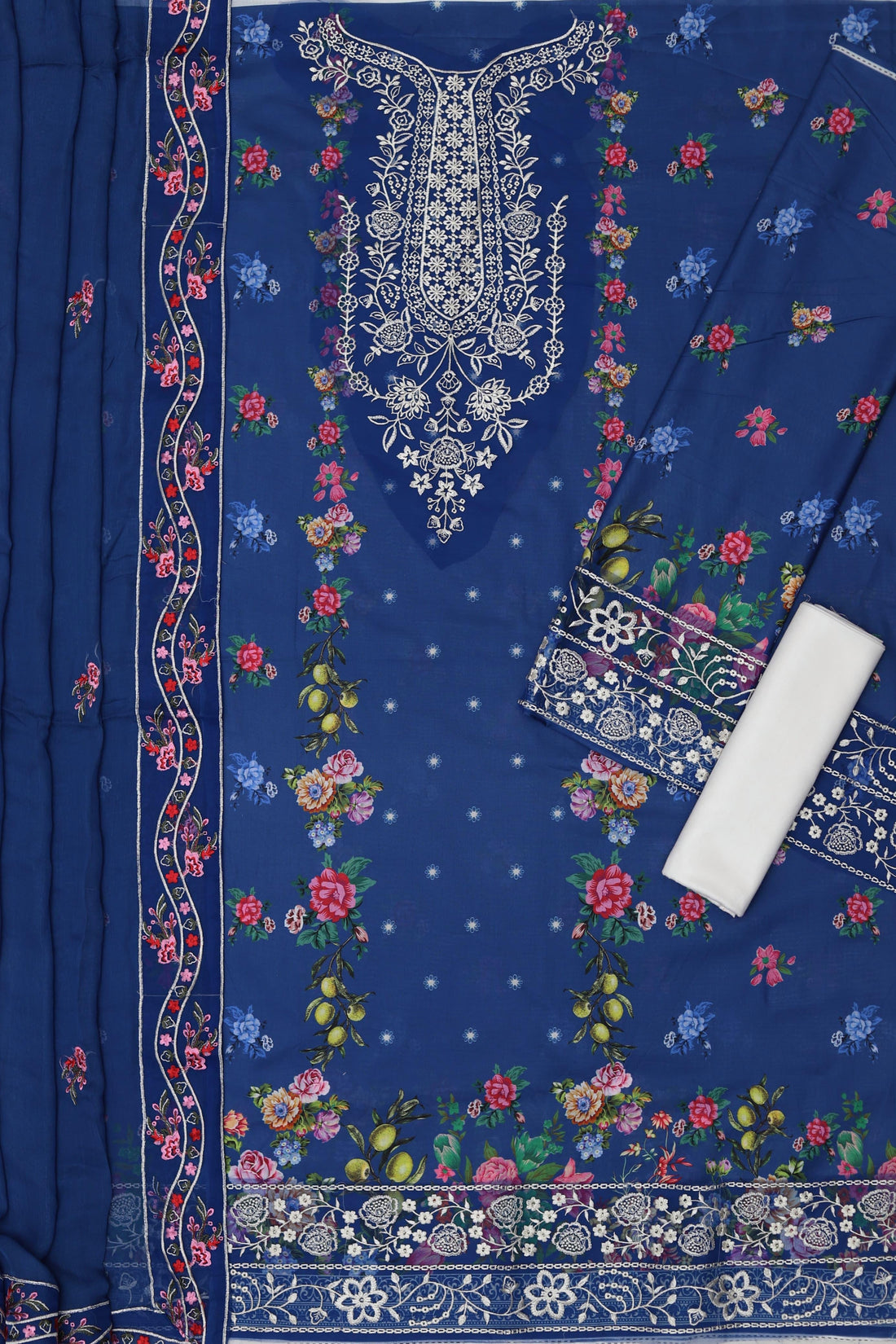 Unstitched Printed Lawn 3PC | SC-080