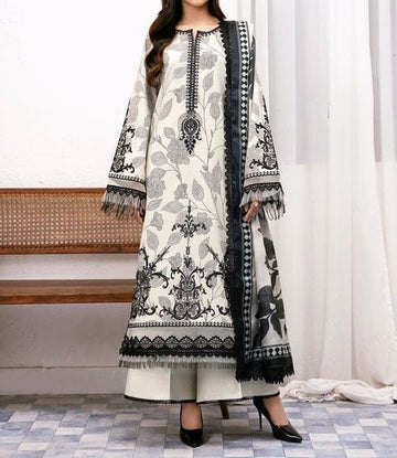 Unstitched Embroidered Lawn 3PC | SC-155A