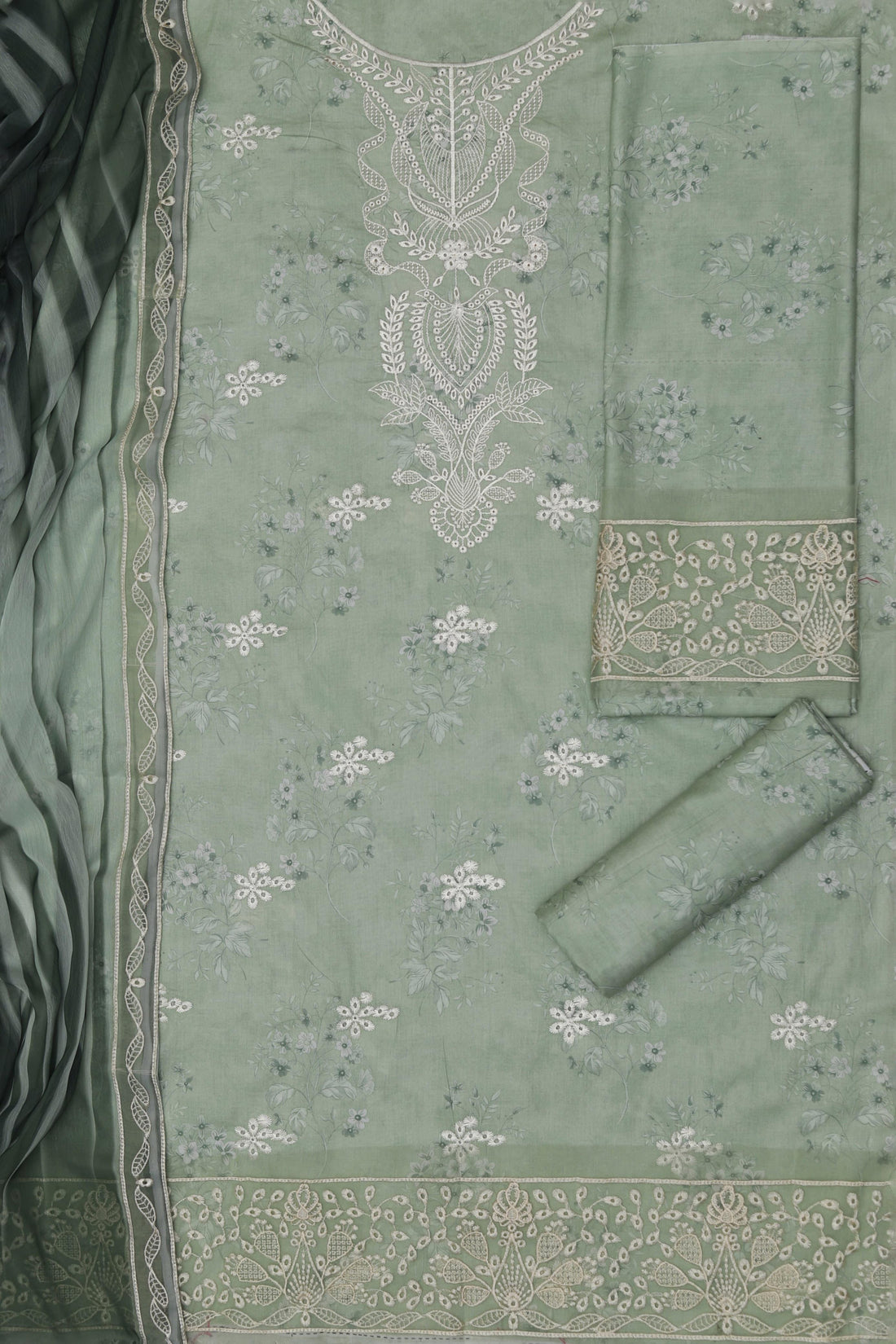 Unstitched Embroidered Lawn 3PC | SC-146