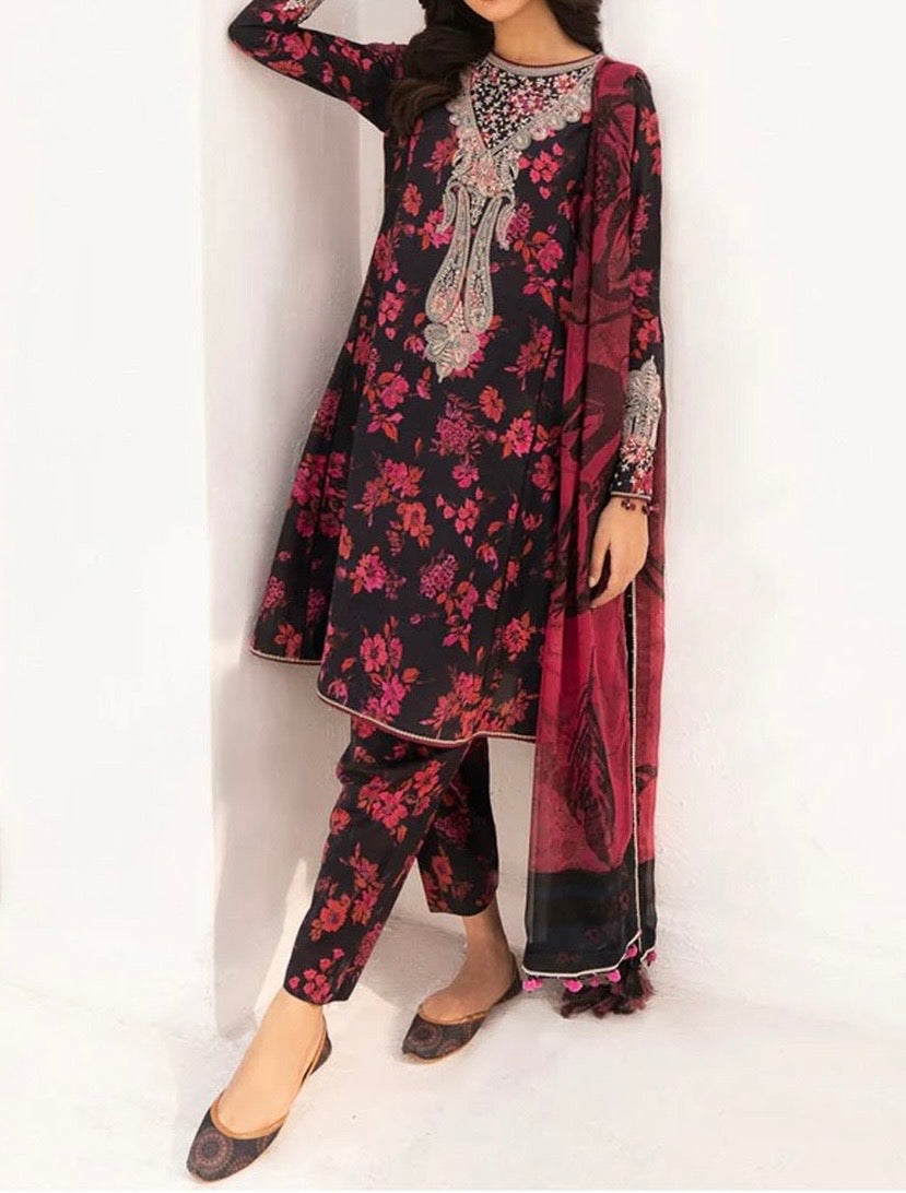 Unstitched Khaddar 3PC | WC-039C