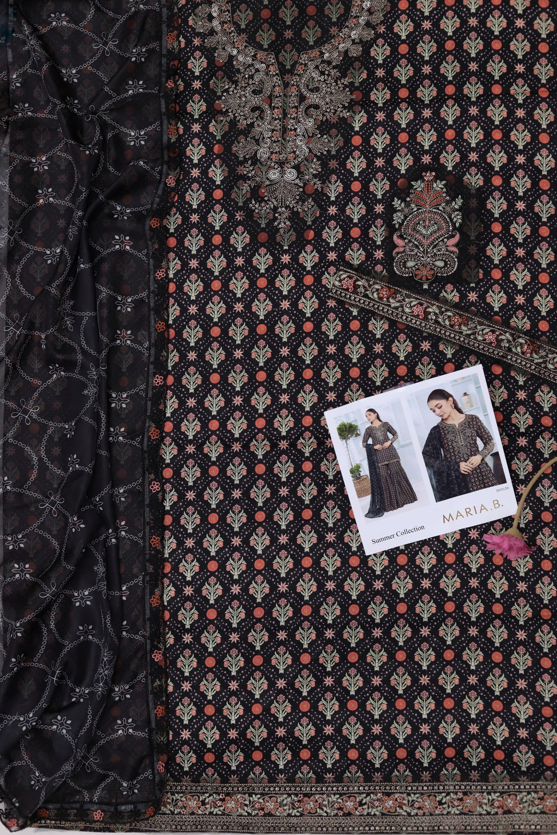 Unstitched Printed Lawn 3PC | SC-112A