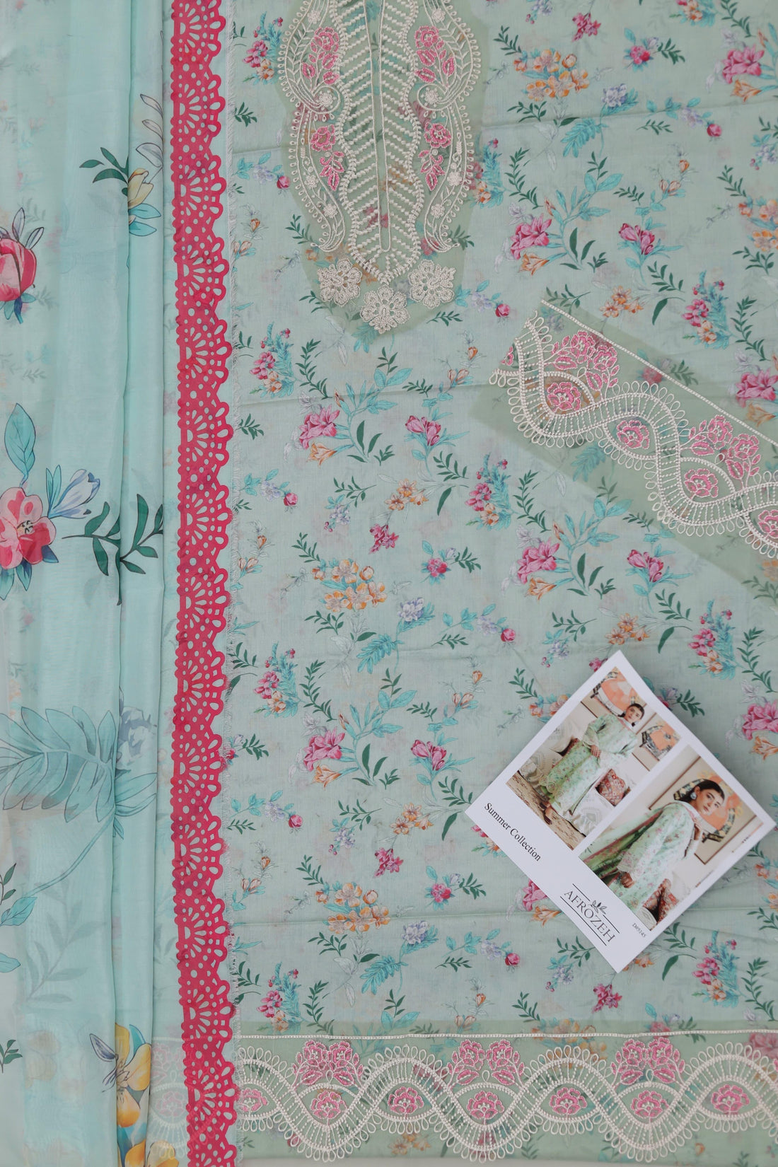 Unstitched Printed Lawn 3PC | SC-127