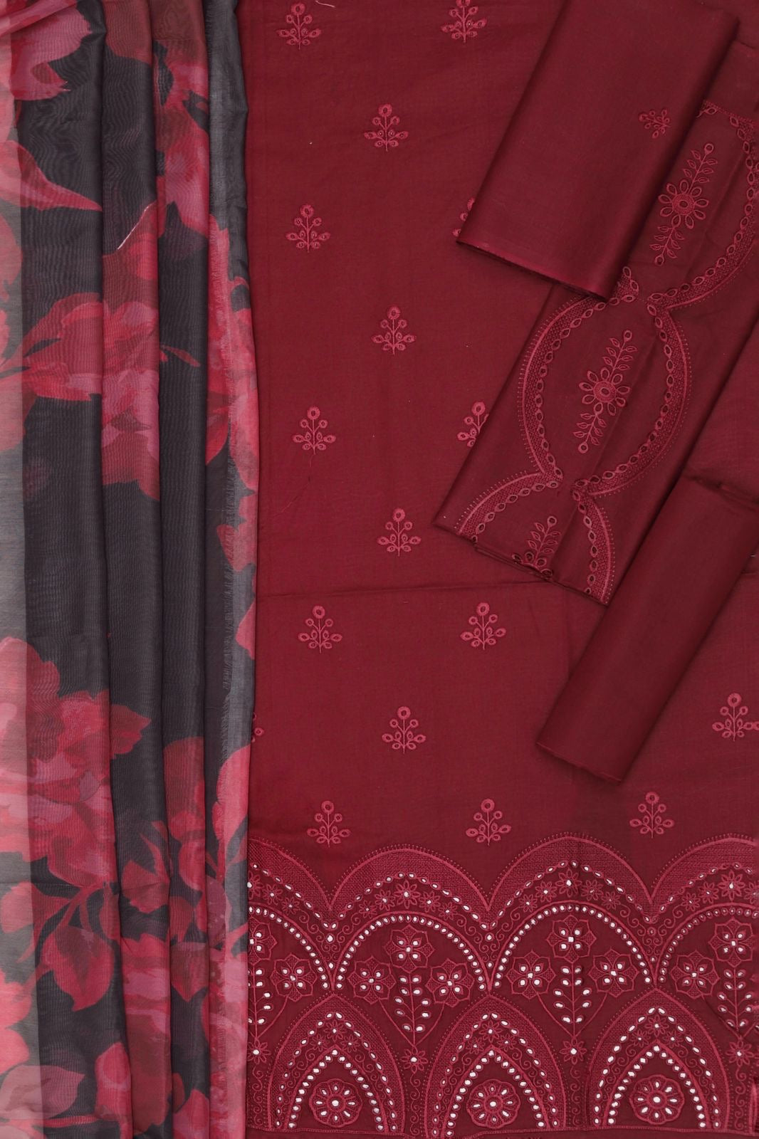 Unstitched Embroidered Lawn 3PC | SC-071B