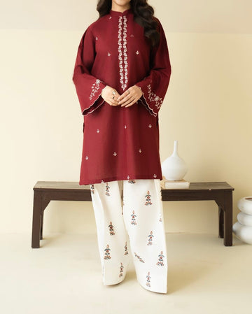 Unstitched Embroidered Lawn 2PC | SC-060