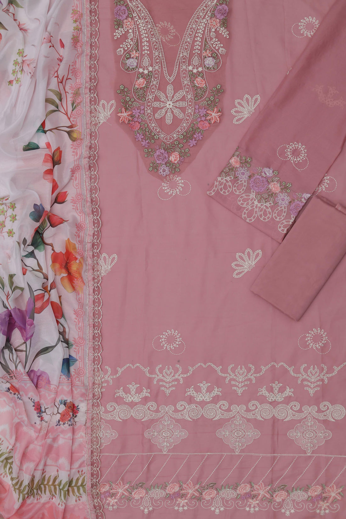 Unstitched Embroidered Lawn 3PC | SC-110