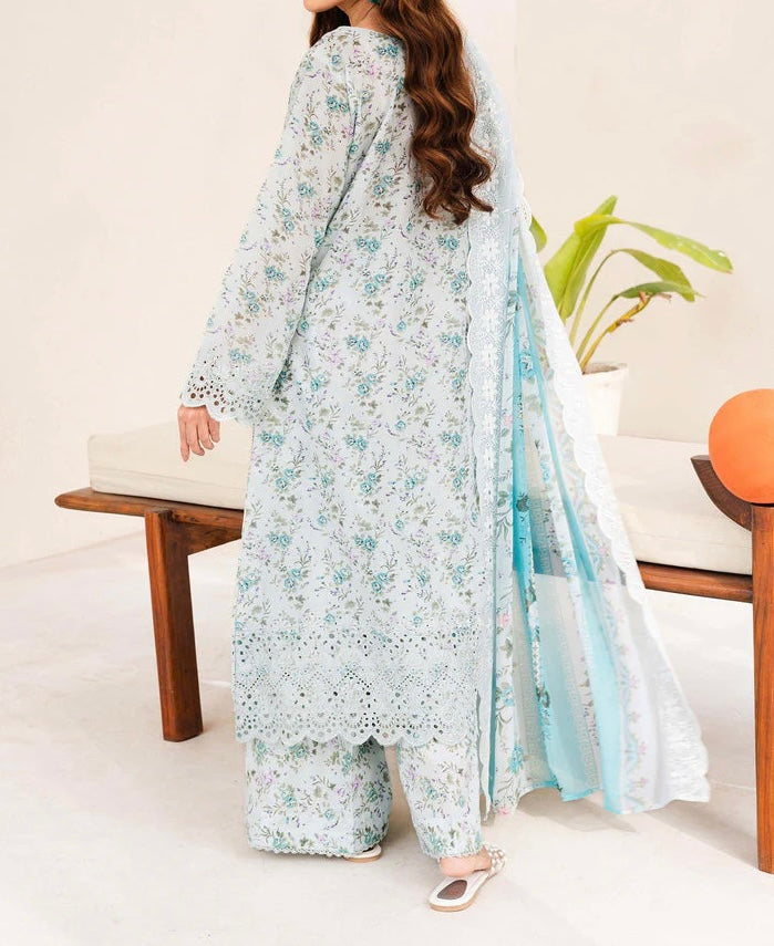 Unstitched Embroidered Lawn 3PC | SC-160