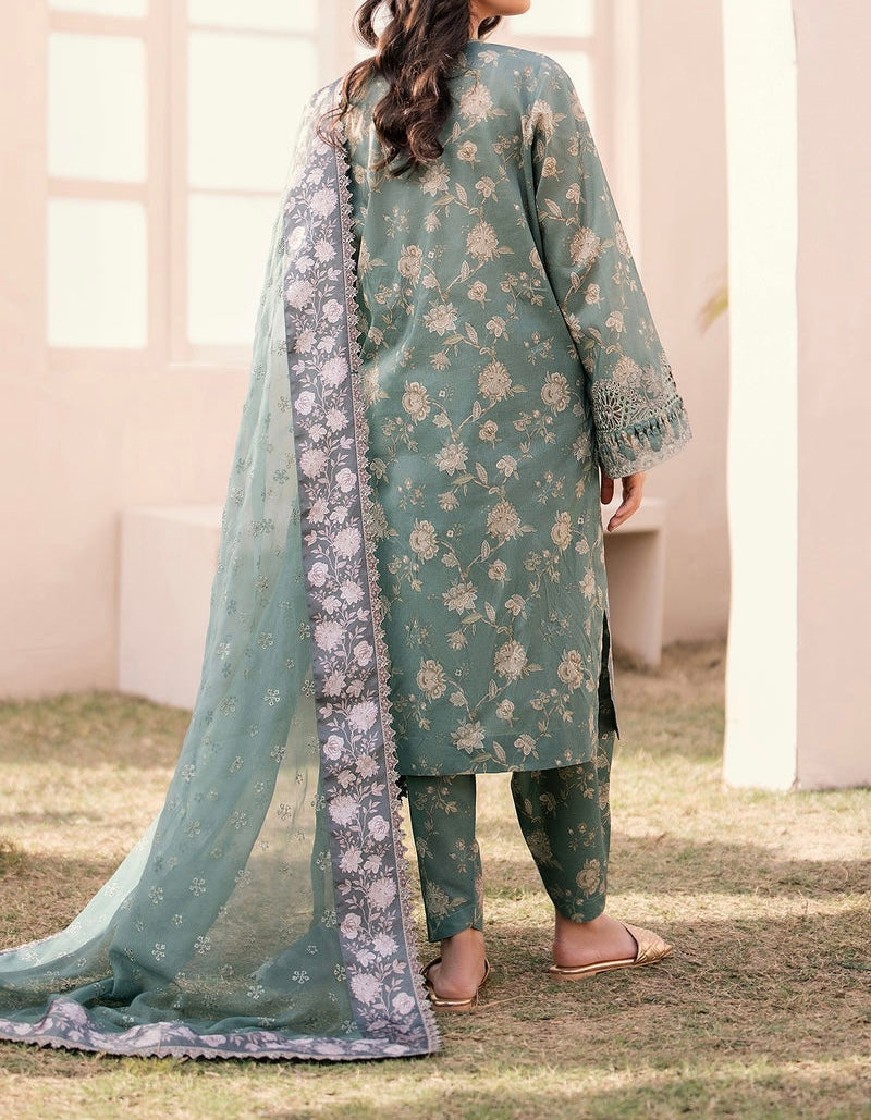 Unstitched Printed Lawn 3PC | SC-070B